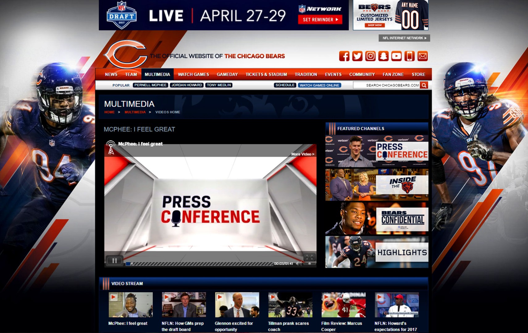 The Official Website of the Chicago Bears