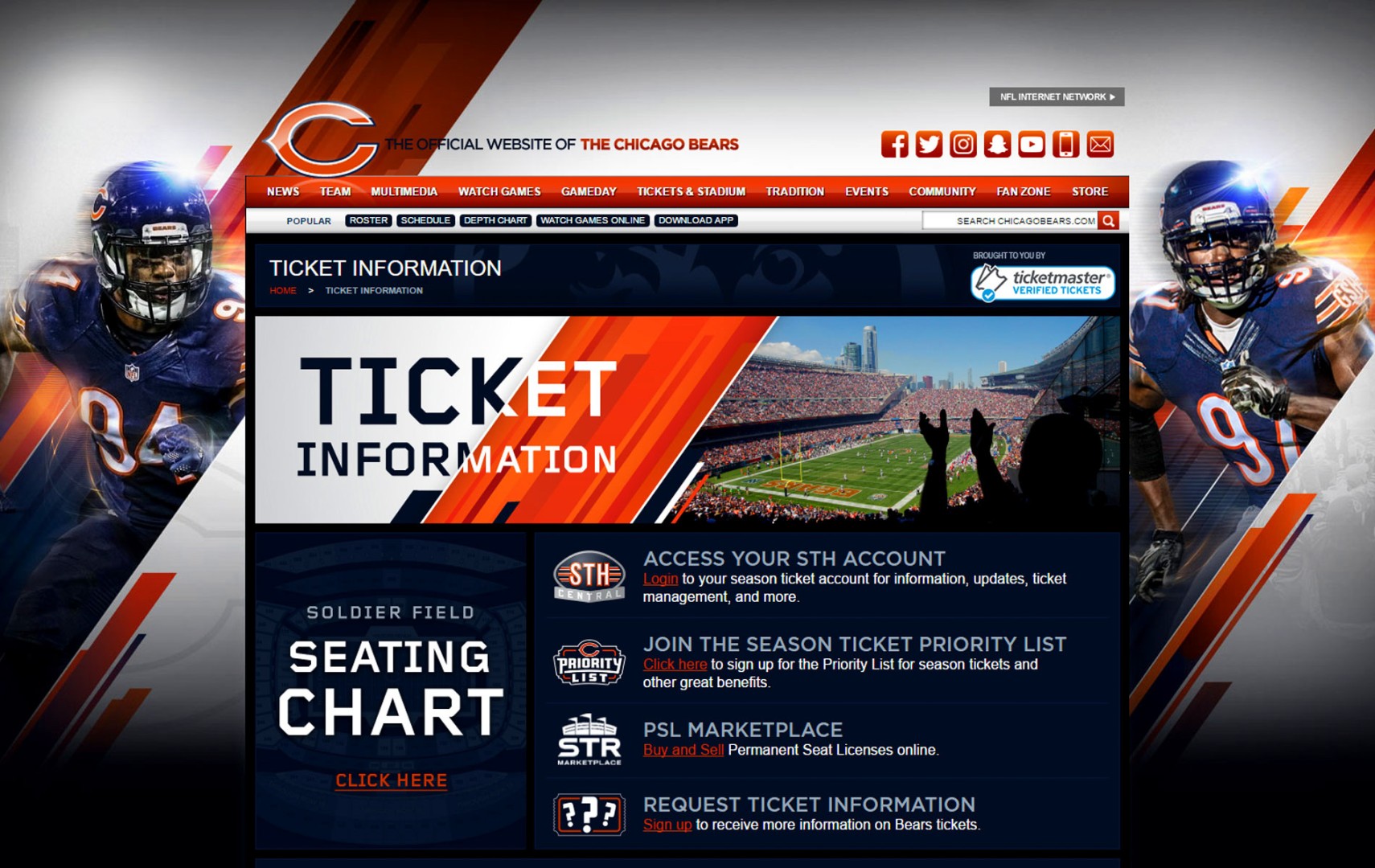 Fan Zone  Chicago Bears Official Website